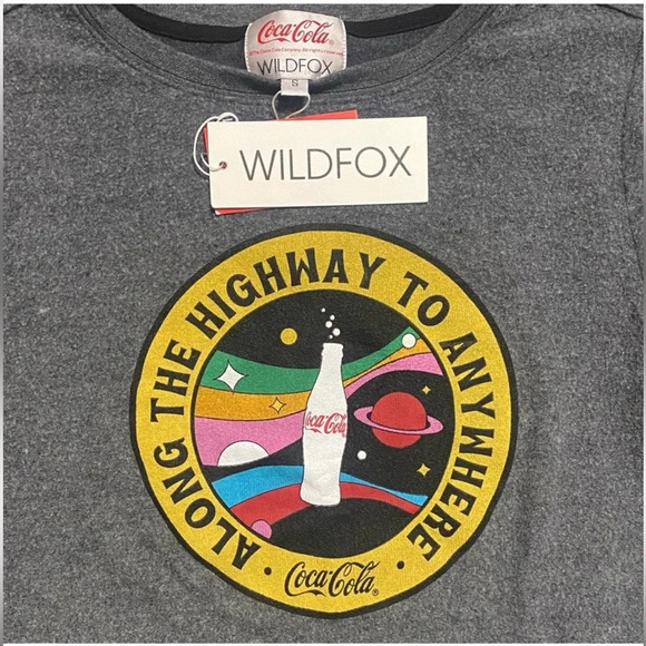 Wildfox x Coca Cola Along The Highway Baggy Beach Jumper - Picture 2 of 2